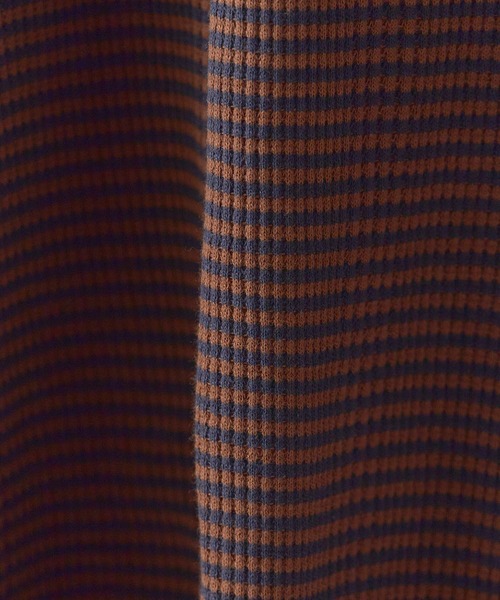 「MILLER」 長袖カットソー L ブラウン レディース_画像2