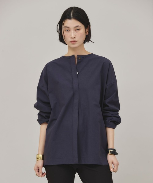 カレンソロジー　長袖　ブラウス Curensology（カレンソロジー） 長袖ブラウス FREE ネイビー