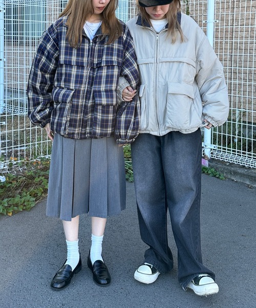 「kutir」 ブルゾン LARGE ライトベージュ レディース_画像8