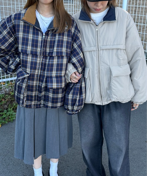 「kutir」 ブルゾン LARGE ライトベージュ レディース_画像9