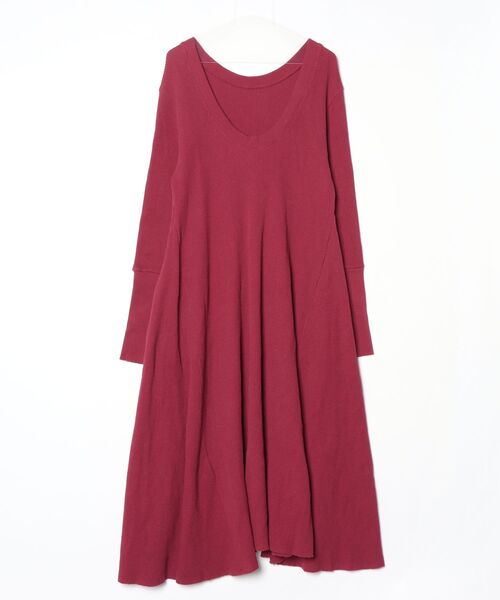 「Uhr」 Tシャツワンピース 38 パープル レディース_画像2