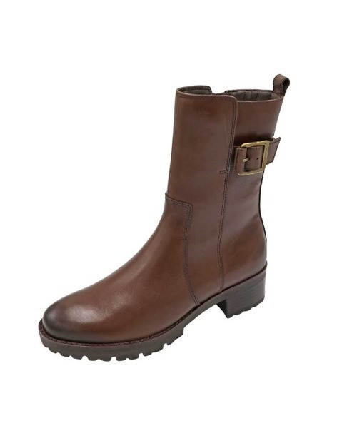 「MODE KAORI」 ショートブーツ 25cm グレー レディース_画像8