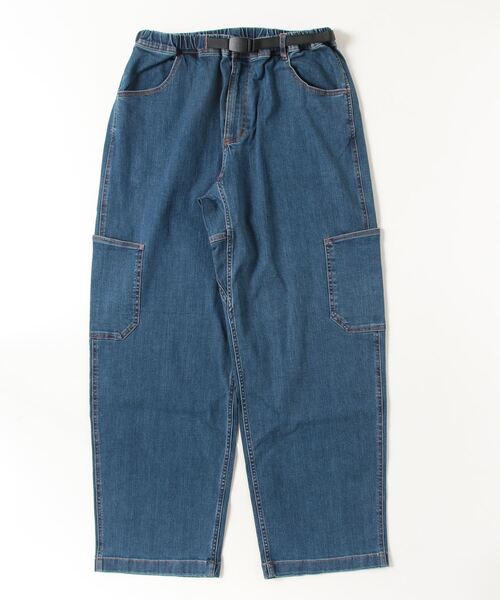 ERIZONHYOD デニム BIKERS PANTS INDIGO未使用 GRAMICCI（グラミチ） デニムパンツ L インディゴブルー メンズ