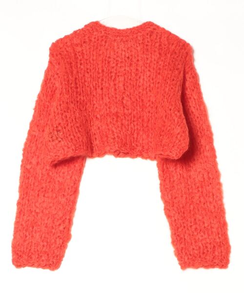 「AEWEN MATOPH」 ニットカーディガン FREE オレンジ レディース_画像2