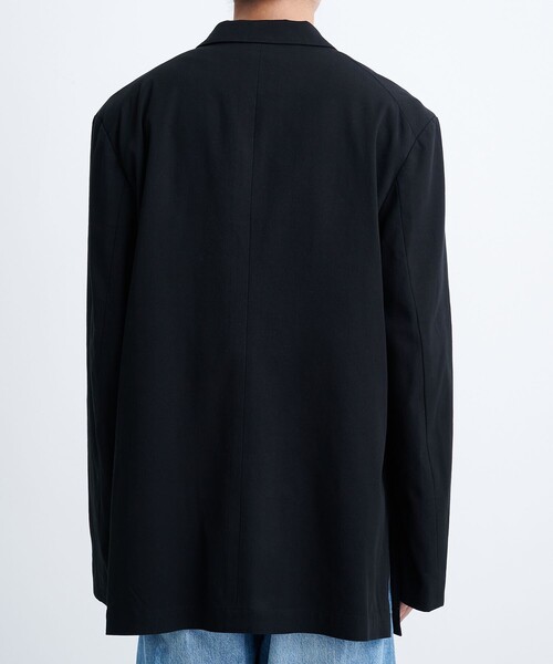 「soe」 テーラードジャケット 3 ブラック メンズ_画像5