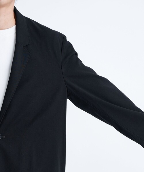 「soe」 テーラードジャケット 3 ブラック メンズ_画像7