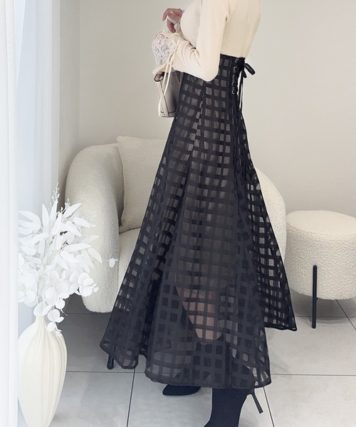 「mily bilet」 ドッキングワンピース MEDIUM アイボリー レディース_画像4