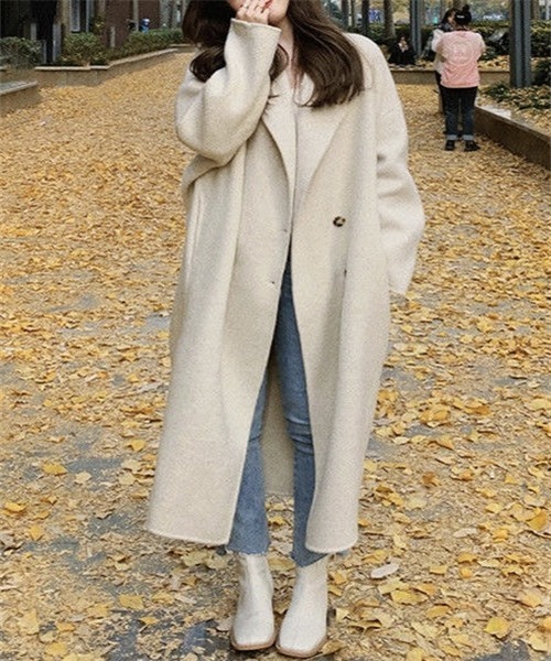 「Dream garden」 チェスターコート L アイボリー レディース_画像7