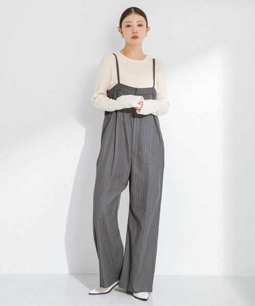 「URBAN RESEARCH Sonny Label」 オーバーオール 36 ネイビー レディース_画像7