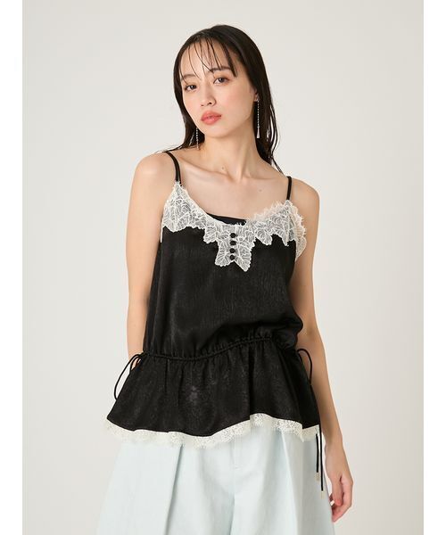 FRAY I.D（フレイ・アイディー） キャミソール レーストリム