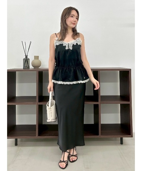 FRAY I.D（フレイ・アイディー） キャミソール レーストリム