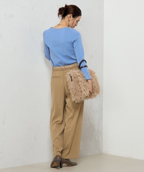 「NOLLEY'S Sophi」 長袖ニット 38 ライトブルー レディースの画像
