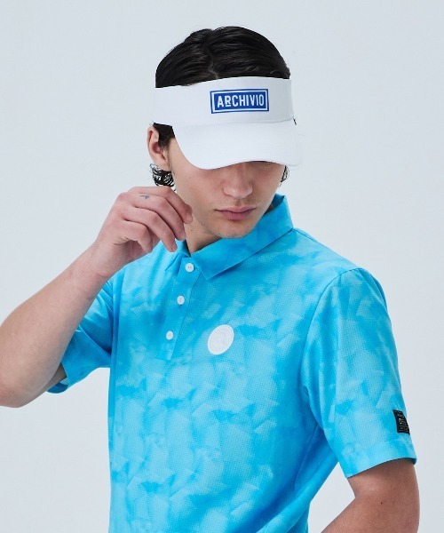 archivio（アルチビオ） サンバイザー 「MENS」ボックスロゴサン