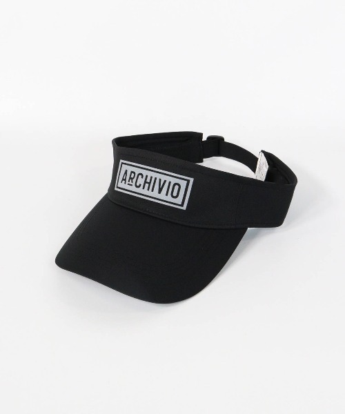 archivio（アルチビオ） サンバイザー 「MENS」ボックスロゴサン