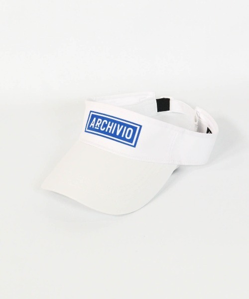 archivio（アルチビオ） サンバイザー 「MENS」ボックスロゴサン