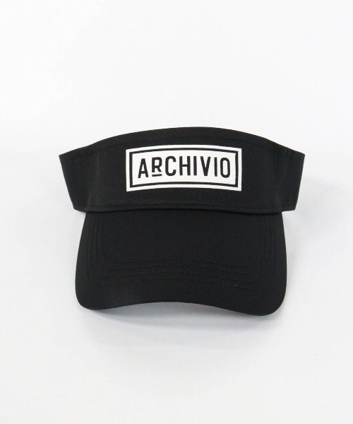 archivio（アルチビオ） サンバイザー 「MENS」ボックスロゴサン
