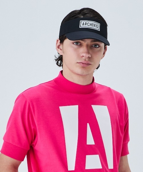 archivio（アルチビオ） サンバイザー 「MENS」ボックスロゴサン