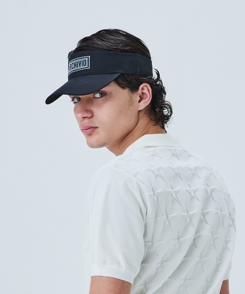 archivio（アルチビオ） サンバイザー 「MENS」ボックスロゴサン