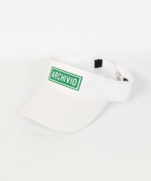 archivio（アルチビオ） サンバイザー 「MENS」ボックスロゴサン