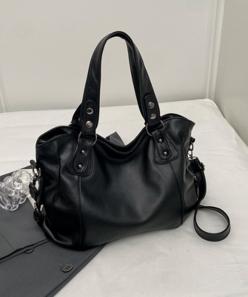 「lilful」 2WAYバッグ F ブラック レディース_画像2
