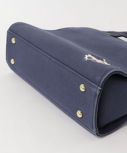 「BEVERLY HILLS POLO CLUB」 ハンドバッグ FREE ネイビー レディース_画像3