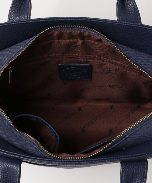「BEVERLY HILLS POLO CLUB」 ハンドバッグ FREE ネイビー レディース_画像4