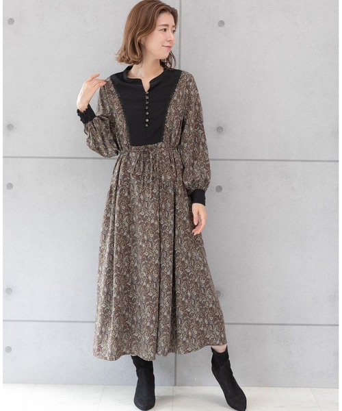 「PREFERIR」 長袖ワンピース SMALL ブラック レディース_画像3