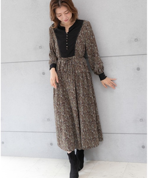 「PREFERIR」 長袖ワンピース SMALL ブラック レディース_画像5