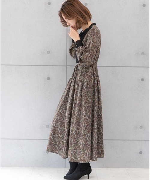 「PREFERIR」 長袖ワンピース SMALL ブラック レディース_画像8