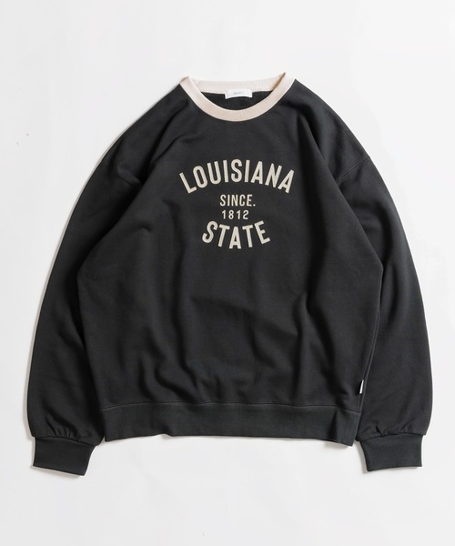「MUHET」 スウェットカットソー X-LARGE ネイビー レディース_画像2
