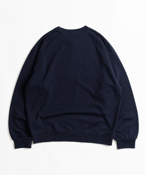 「MUHET」 スウェットカットソー X-LARGE ネイビー レディース_画像5