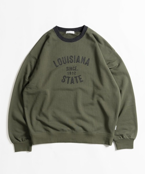 「MUHET」 スウェットカットソー X-LARGE ネイビー レディース_画像6