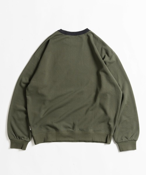 「MUHET」 スウェットカットソー X-LARGE ネイビー レディース_画像7