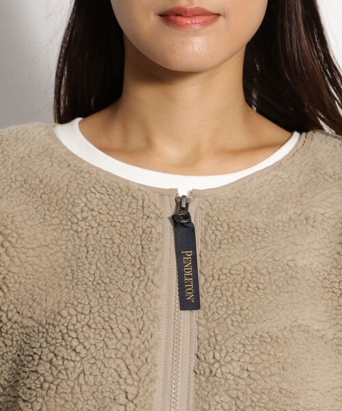 「PENDLETON」 ブルゾン MEDIUM ベージュ レディースの画像