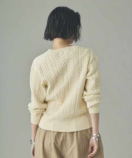 Curensology（カレンソロジー） カーディガン /ローシルクケーブル
