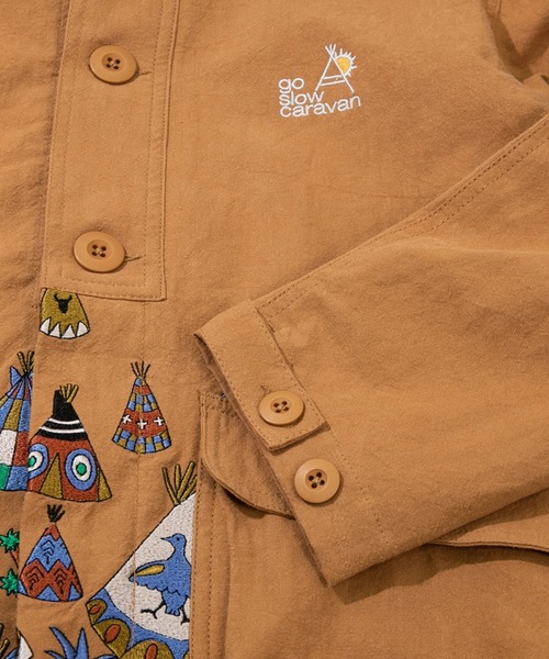 「go slow caravan」 ブルゾン X-LARGE モカ メンズ_画像8