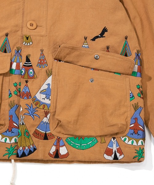 「go slow caravan」 ブルゾン X-LARGE モカ メンズ_画像9