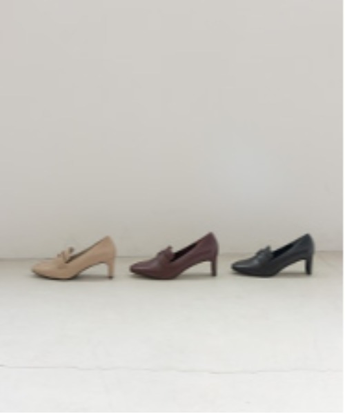 「A de Vivre」 パンプス L ブラック レディース_画像4