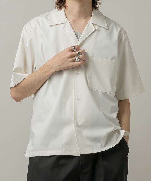 Casper John（キャスパージョン） シャツ 半袖 Compact hard workers