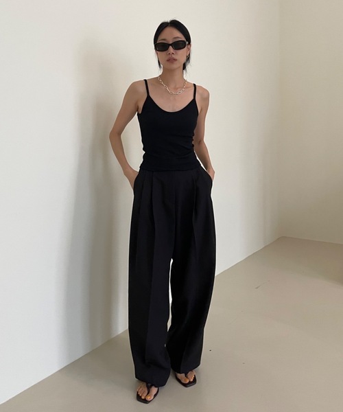 「Didot.showroom」 スラックス X-SMALL ベージュ レディース_画像4