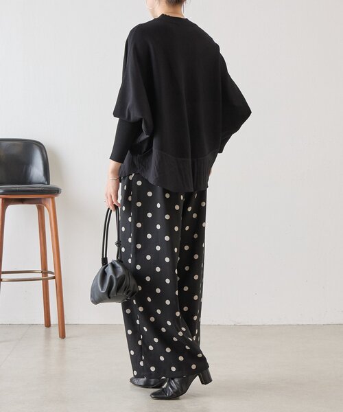 BEARDSLEY（ビアズリー） ワイドパンツ パンツ ドットプリントパンツ