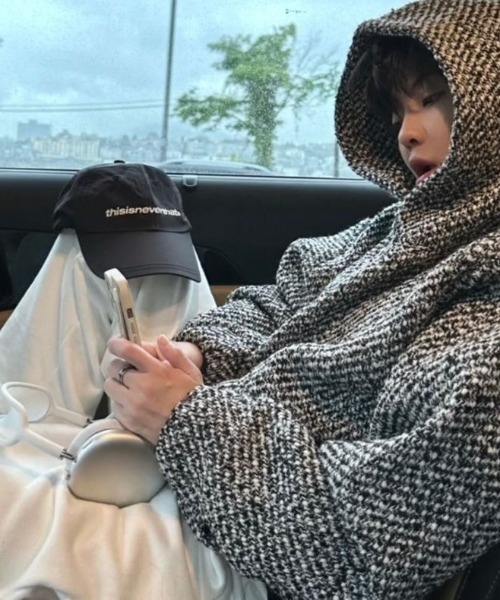 「FreeZone」 プルオーバーパーカー F グレー メンズ_画像5