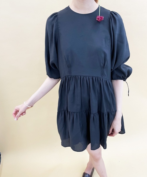 「EDIT. FOR LULU」 半袖ワンピース FREE ブルー レディース_画像3