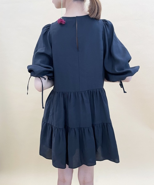 「EDIT. FOR LULU」 半袖ワンピース FREE ブルー レディース_画像8