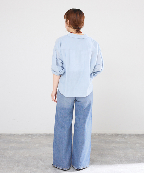 新品タグ付きupper hights別注IENAワイドデニムThe Ruth24 IENA（イエナ） ジーンズ デニム デニムパンツ upper hights/アッパー