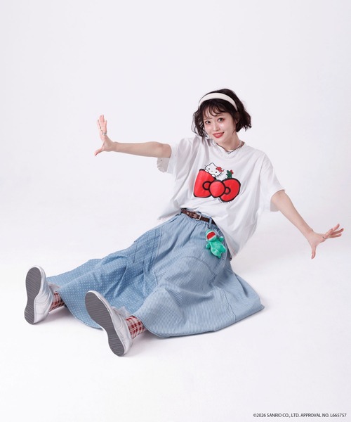 DOUBLE NAME（ダブルネーム） tシャツ 半袖 「m:rex」ハローキティ