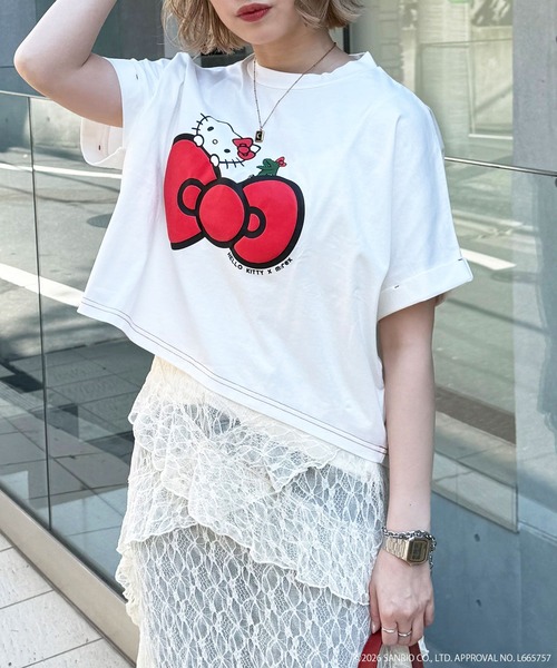 DOUBLE NAME（ダブルネーム） tシャツ 半袖 「m:rex」ハローキティ