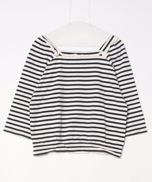 「CAROLINA GLASER」 7分袖カットソー - ホワイト レディース_画像2