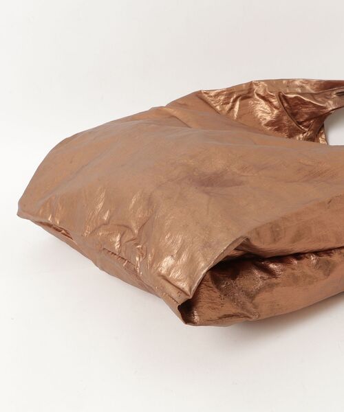 「BAGGU」 ハンドバッグ - ゴールド レディース_画像3