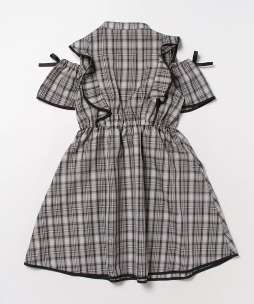 「PINKHUNT」 「KIDS」半袖ワンピース 130cm アッシュグレー キッズ_画像2